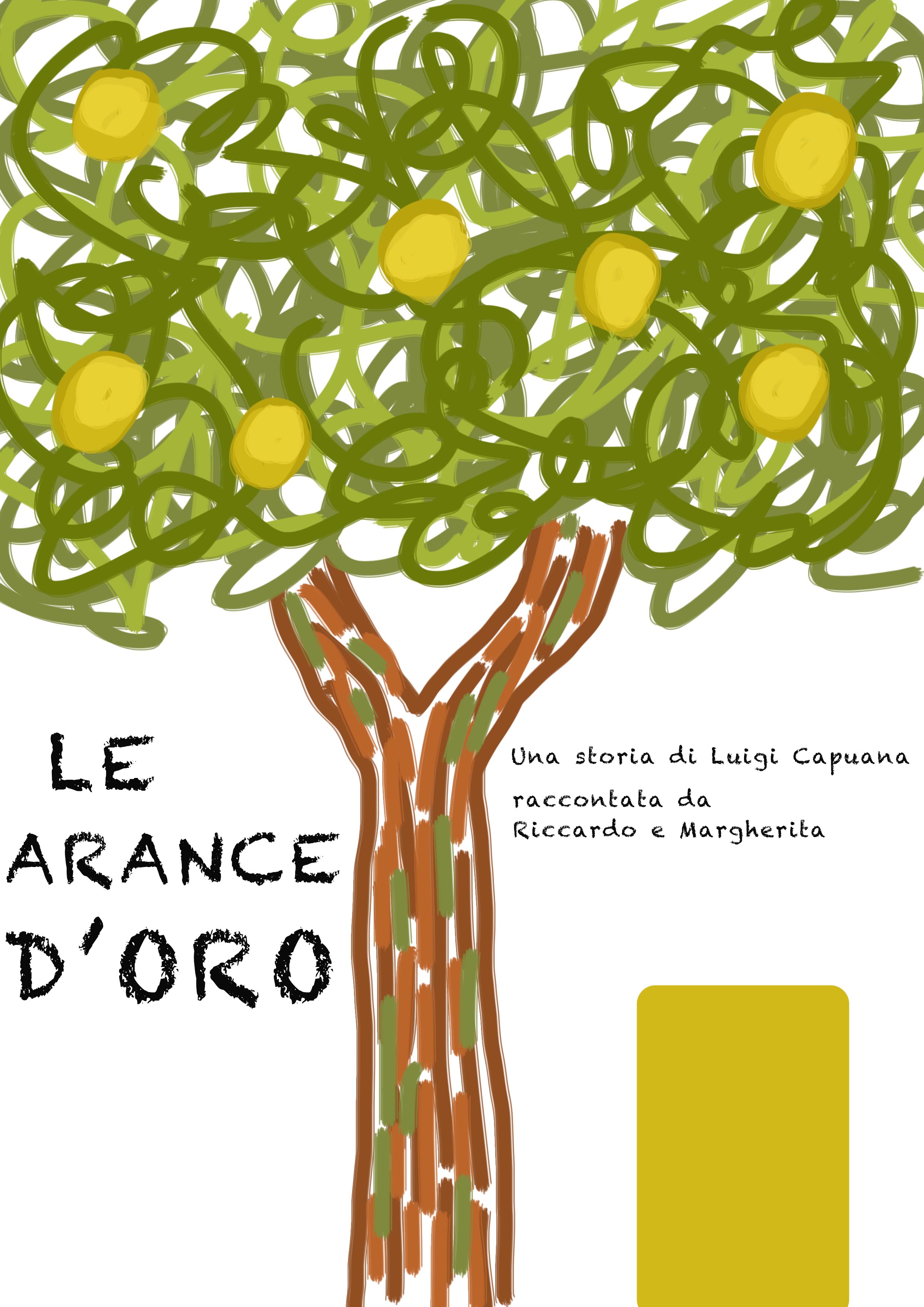 Locandina dello spettacolo "Le arance d'oro" Locandina dello spettacolo "Le arance d'oro"