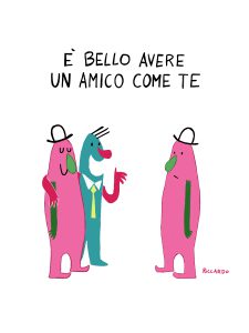 vignetta amico