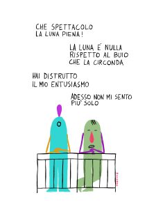 vignetta la luna
