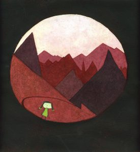 La bambina vestita di verde